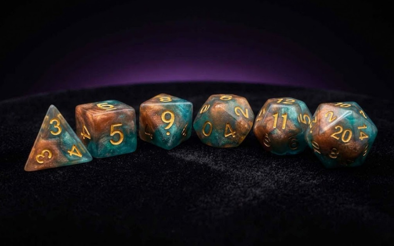Chessex Gemini Polyhedral 7-Die Set - Best RPG Dice