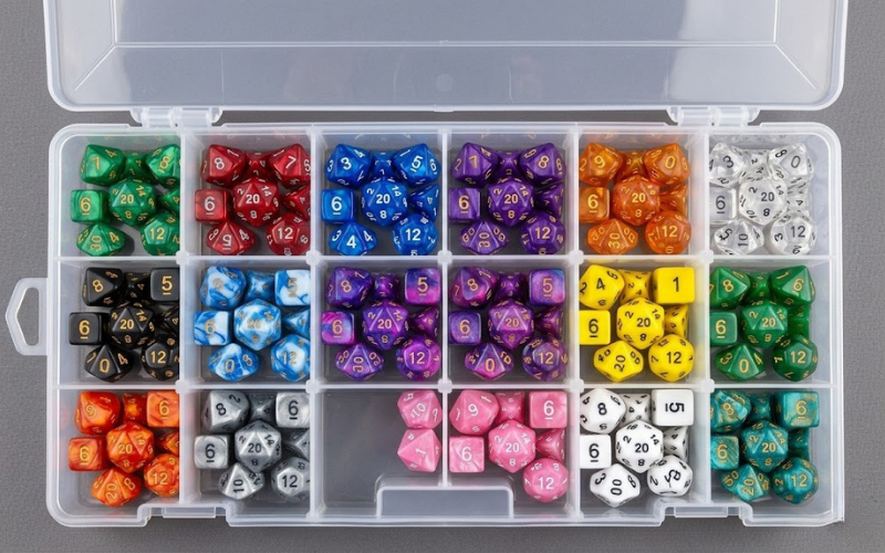 Plano Tackle Box for Dice Storage